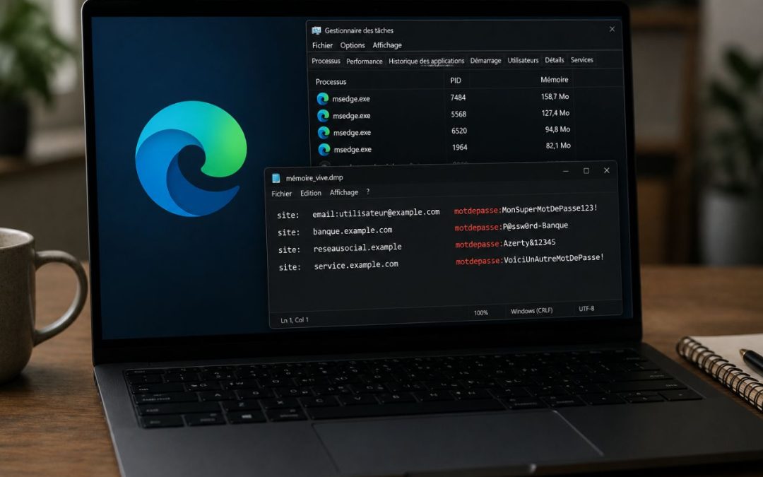 Edge stocke vos mots de passe en clair dans la RAM : ce que Microsoft ne vous dit pas