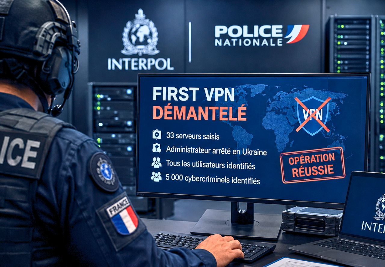 Démantèlement du service First VPN lors de l’opération Saffron menée par la France et les Pays-Bas