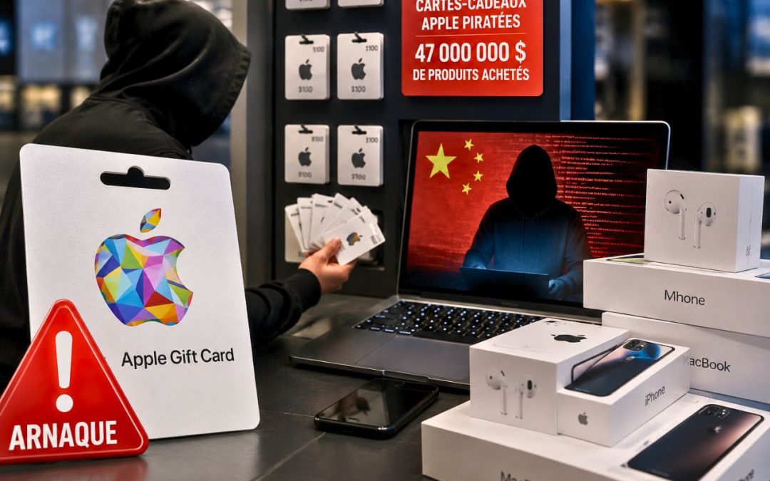 Fraude à la carte-cadeau Apple : un réseau criminel chinois a détourné 47 millions de dollars