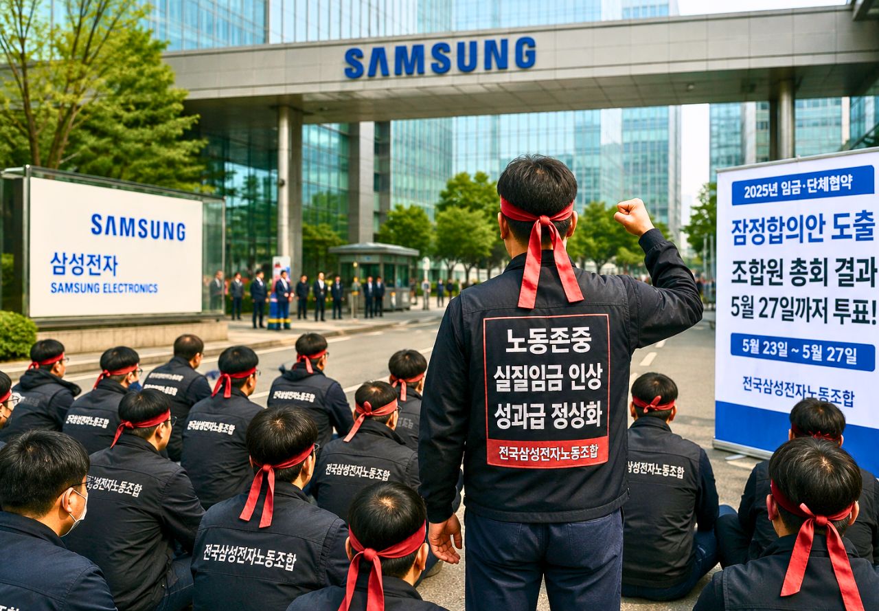 Grève Samsung 48 000 salariés accord salarial et primes semi-conducteurs en 2026