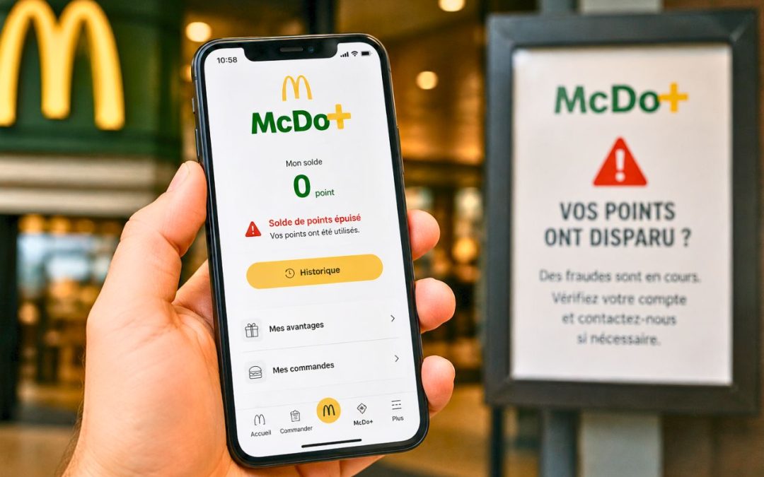 McDonald’s France victime d’une fuite de données : des comptes fidélité McDo+ vidés par des fraudeurs