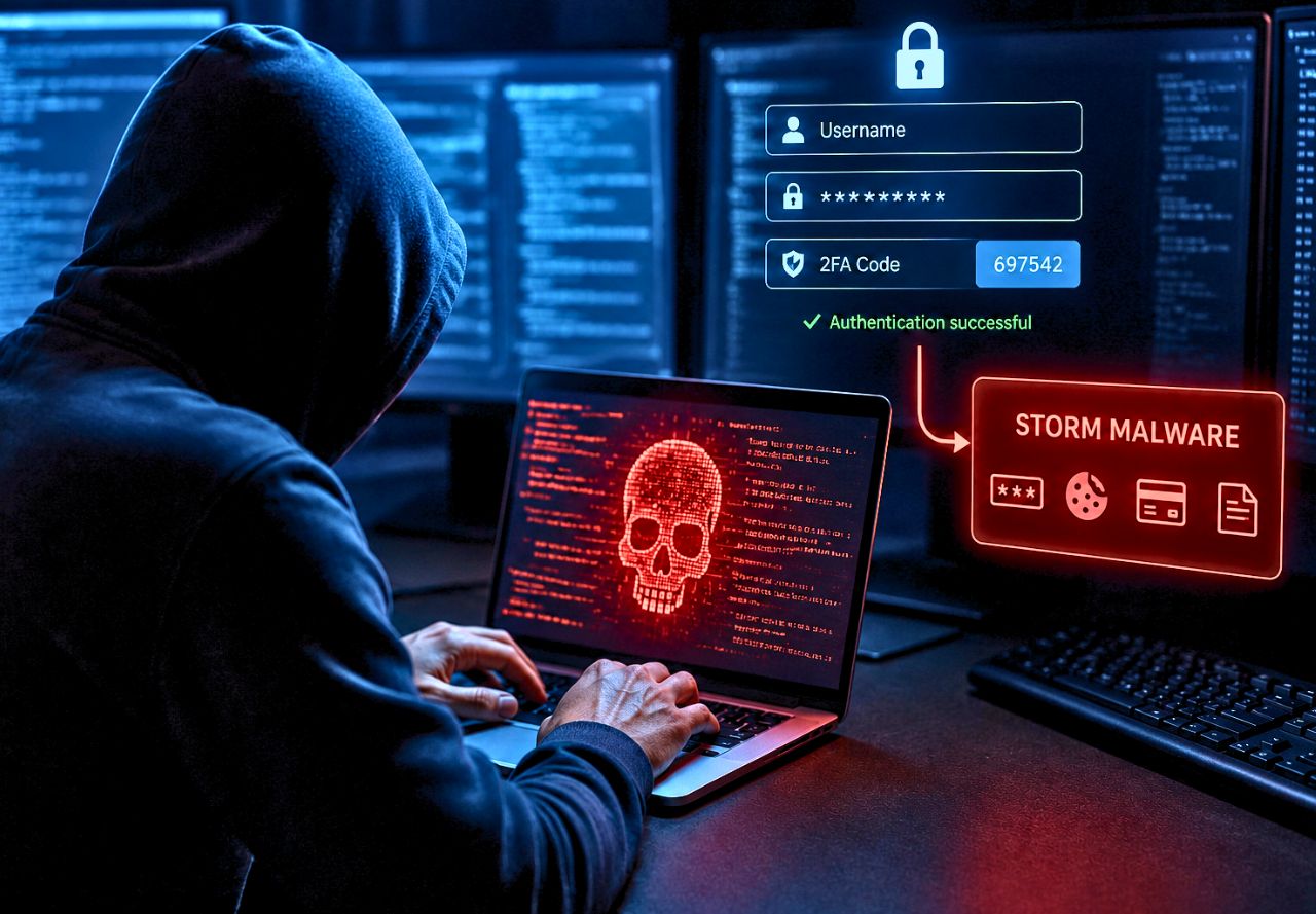 Storm, logiciel malveillant de vol d’identifiants et de sessions de navigateur analysé par Varonis Threat Labs