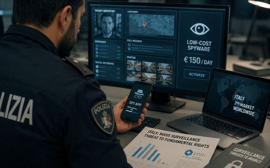 Vie privée : en Italie, la police utilise massivement des logiciels espions low-cost à 150 € par jour