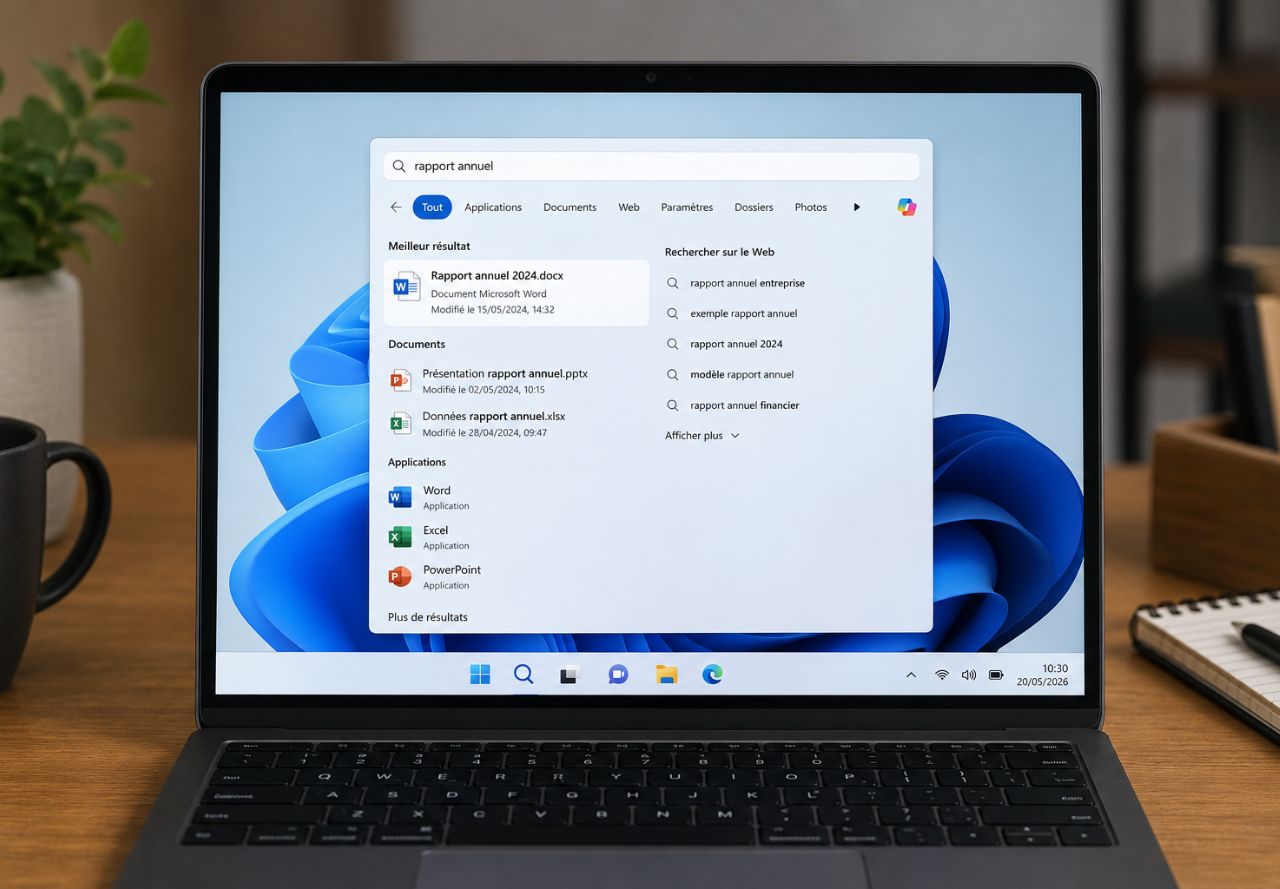 Windows 11 barre de recherche Microsoft améliorations 2026