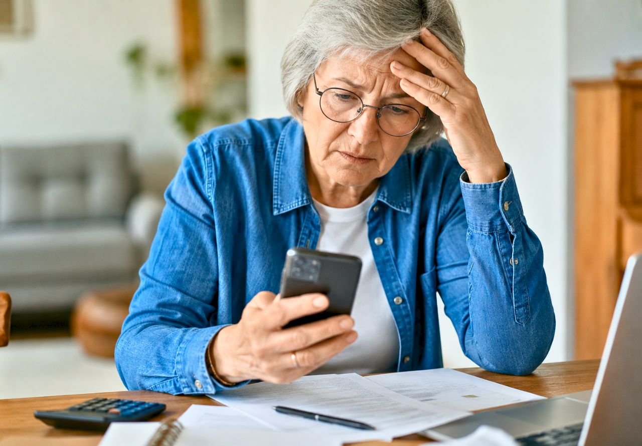 Arnaque par SMS WhatsApp et message frauduleux sur smartphone