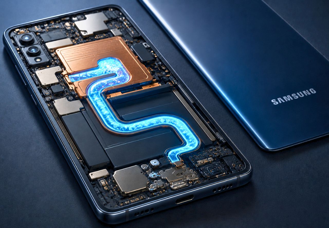 Samsung étudie un refroidissement liquide actif pour ses futurs smartphones Galaxy