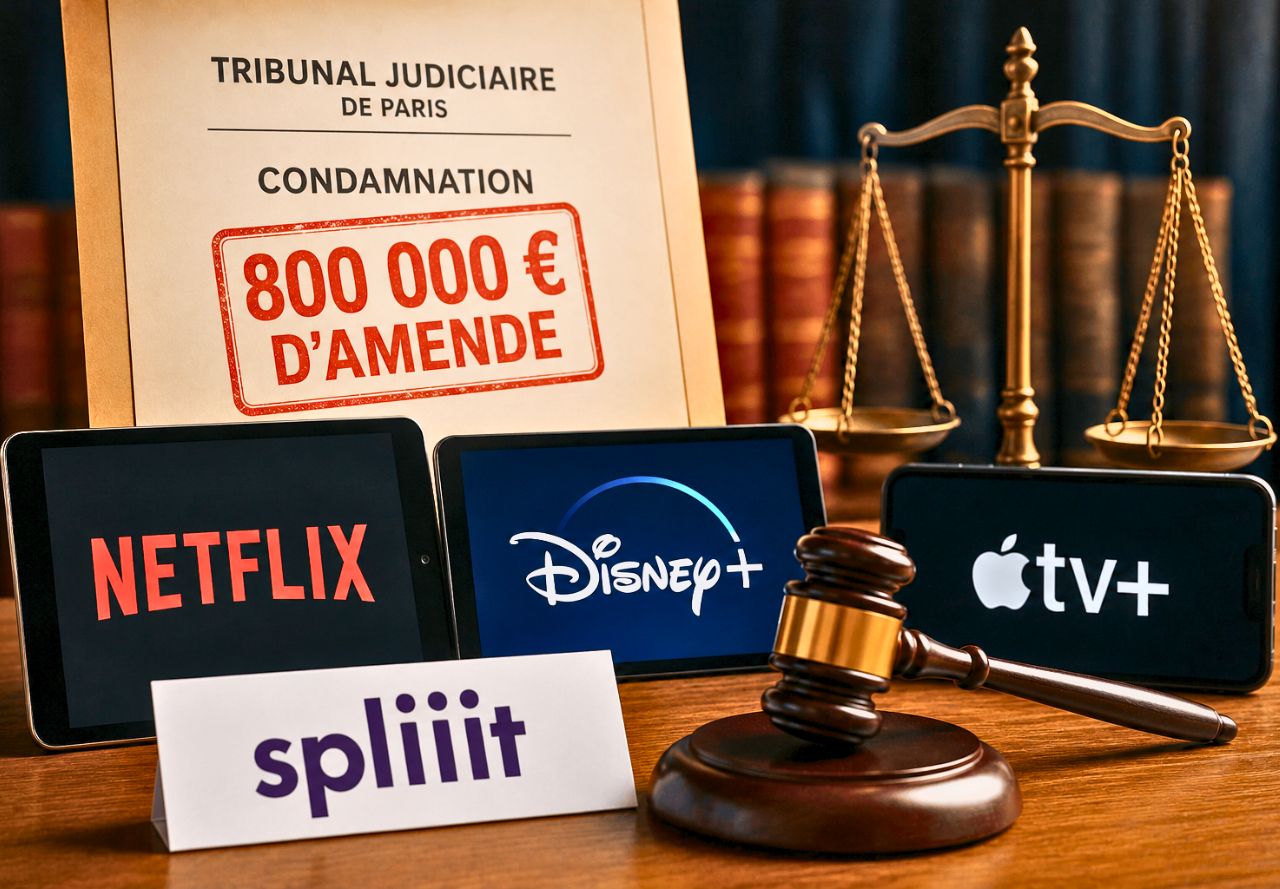 Spliiit condamné face à Netflix Disney et Apple