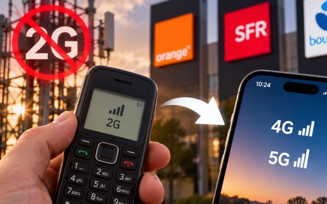 Orange a éteint la 2G : 1,7 million de cartes concernées, SFR et Bouygues en novembre-décembre