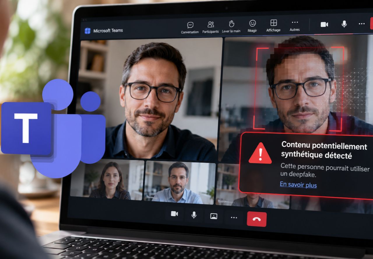 Réunion Microsoft Teams et détection de deepfake par un outil tiers